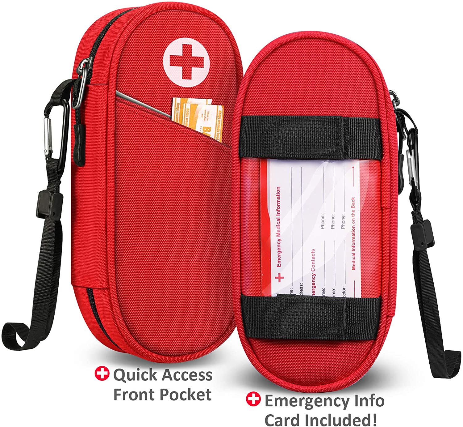 Wasserdichte Reise-Notfallmedikamente, leerer Organizer, Erste-Hilfe-Tasche