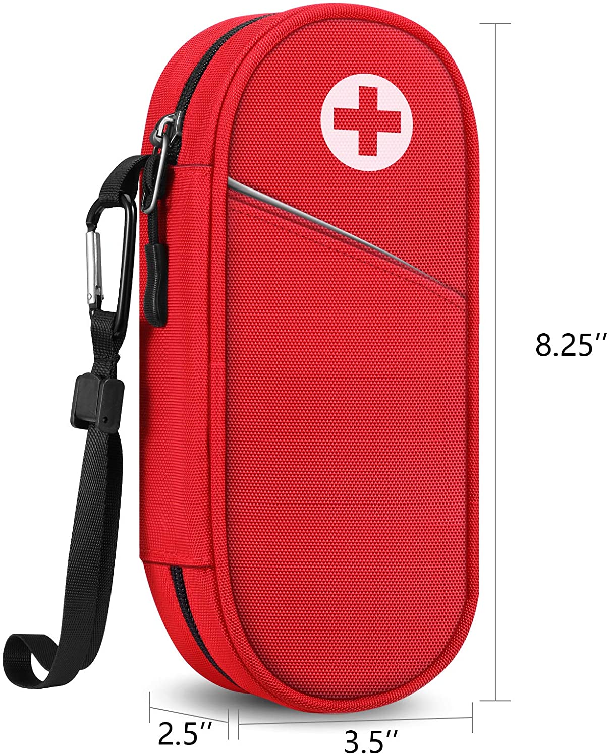 Wasserdichte Reise-Notfallmedikamente, leerer Organizer, Erste-Hilfe-Tasche