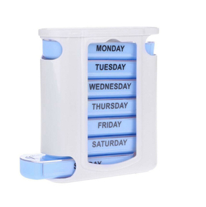 Wöchentliche tägliche Medikationspillenbox für Vitamine