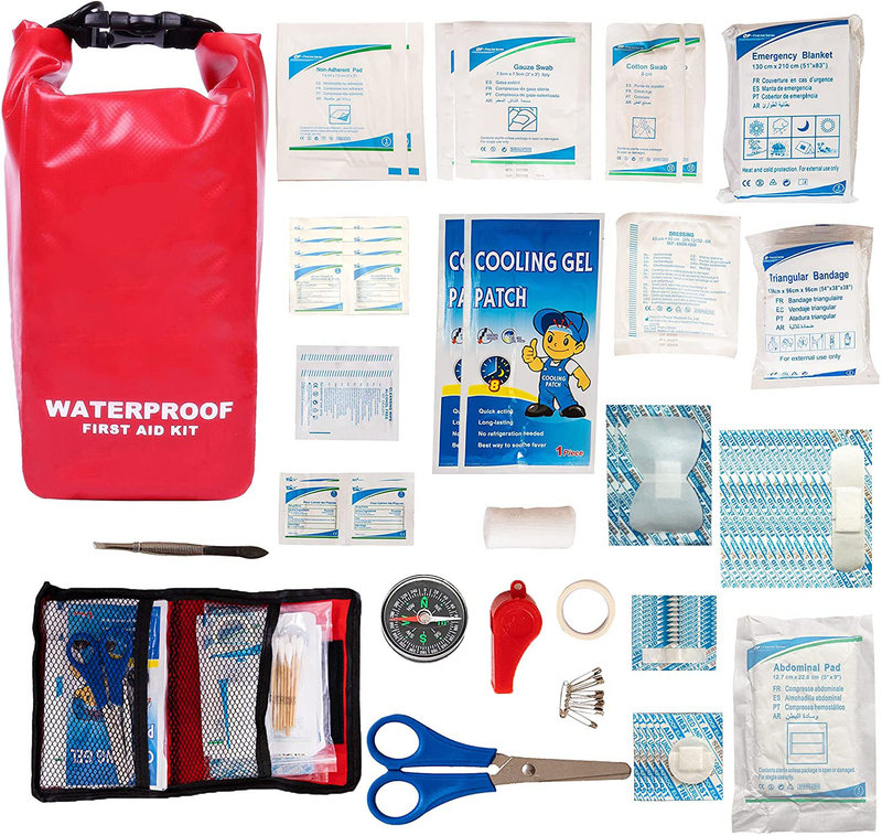 Wasserdichter Packsack für Erste-Hilfe-Ausrüstung zum Kajakfahren