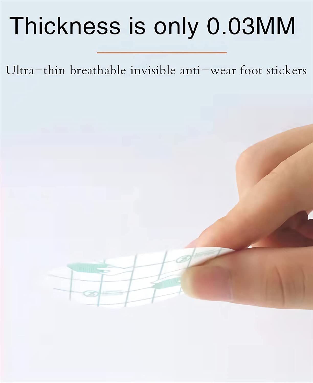 Wasserdichter, unsichtbarer, dünner Fußpflege-Aufkleber Blister Bandaid